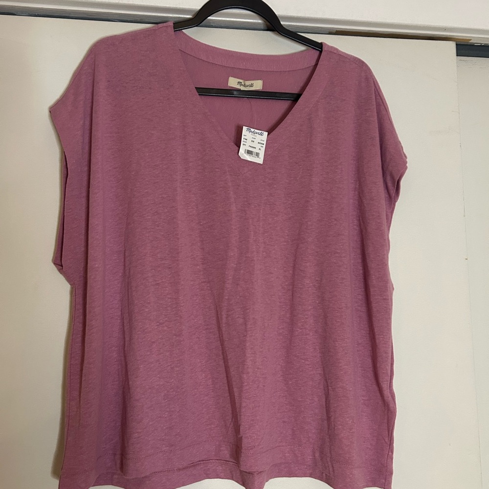 Madewell Women’s Short Sleeve V-Neck Tee
